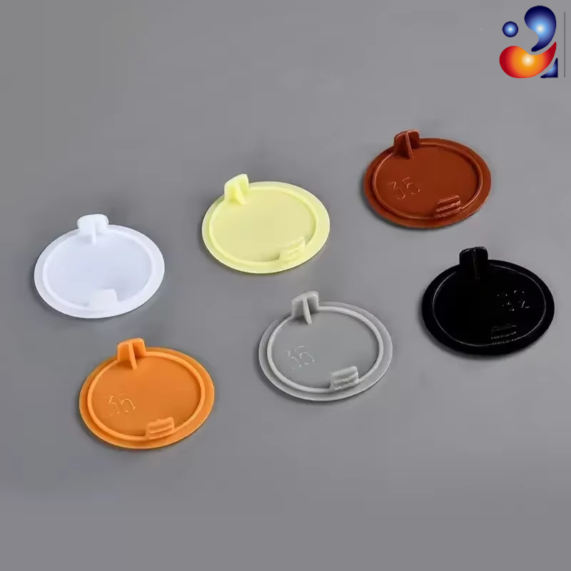 Furniture Hardware Hinges - Home Round Plastic Furniture Hinge Decorative