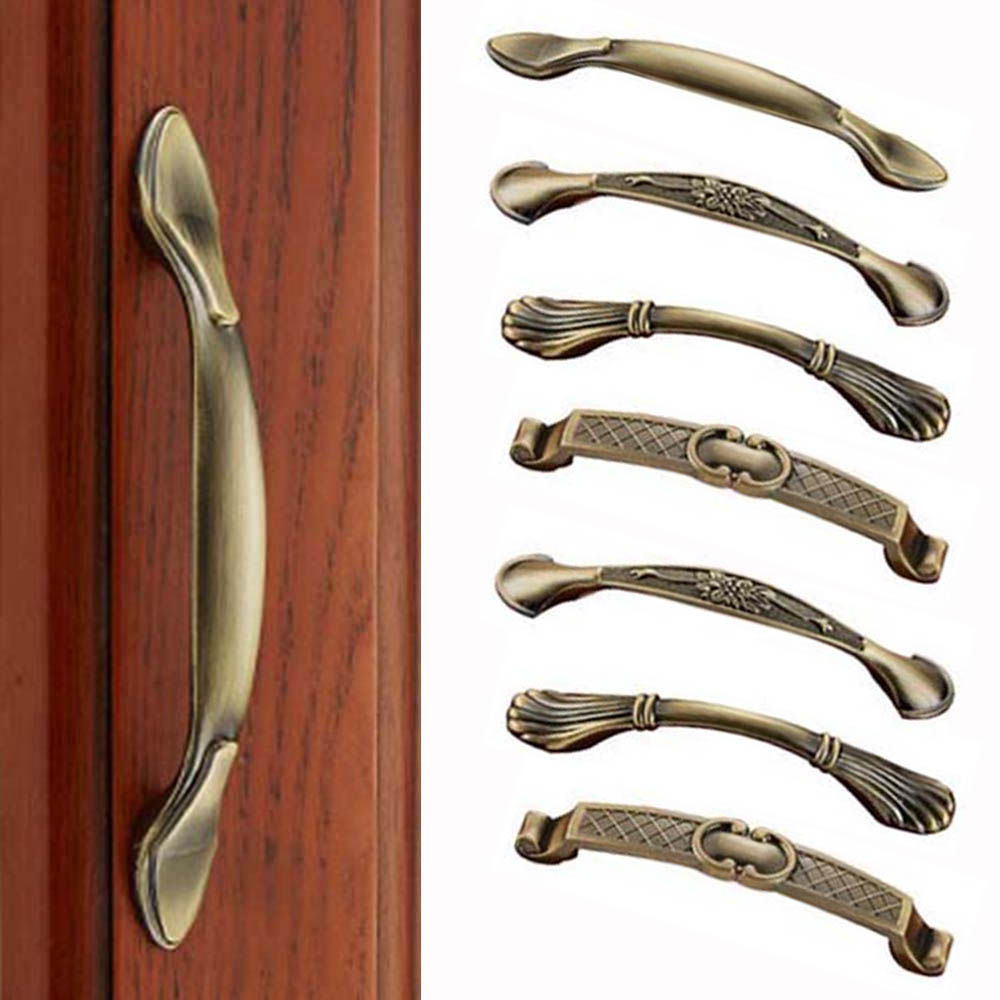 Furniture Hardware Vintage - Vintage Bronze Wardrobe Dresser Cabinet Pull