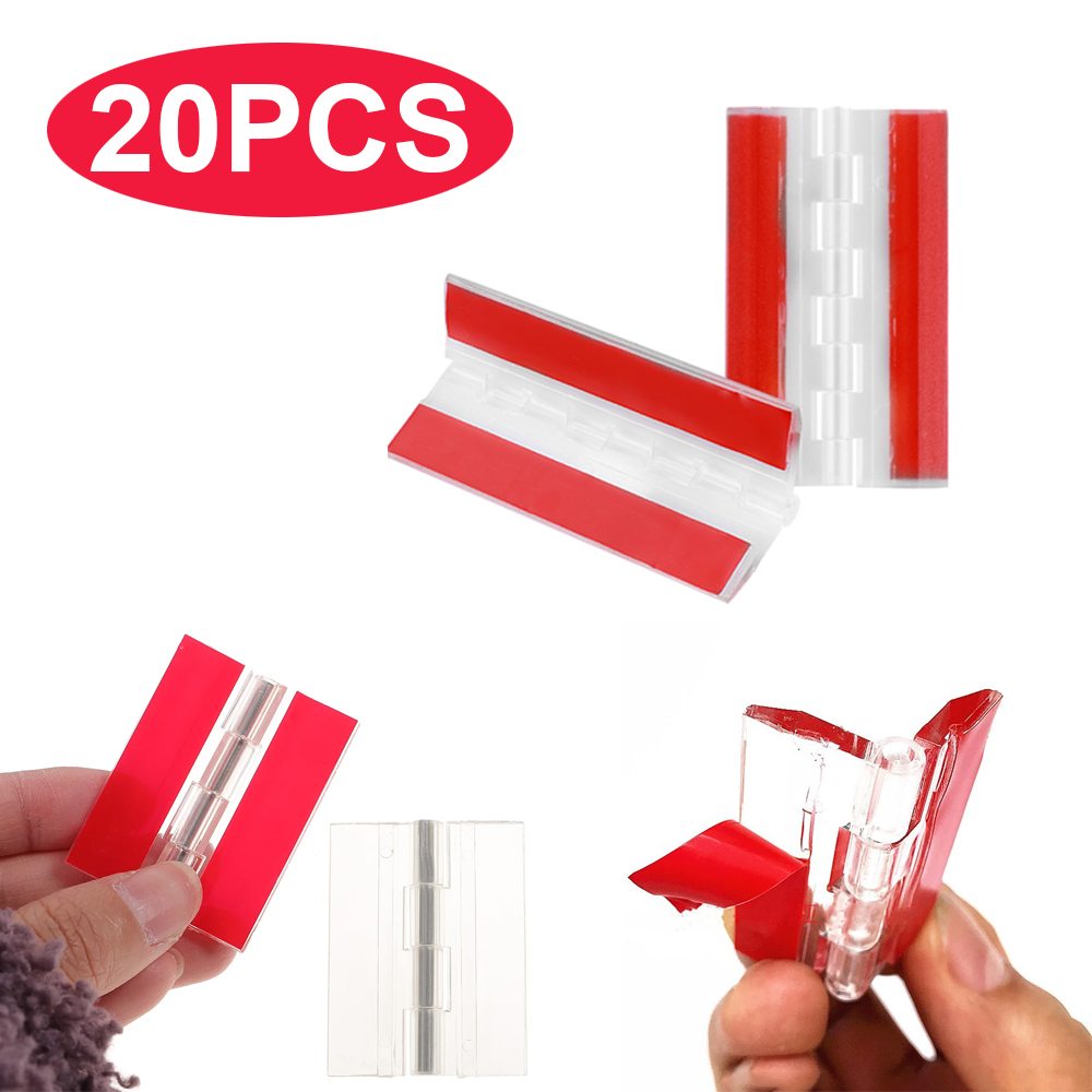 Furniture Hardware Hinges - 10/20Pcs Folding Hinges Acrylic Transparent Hinges