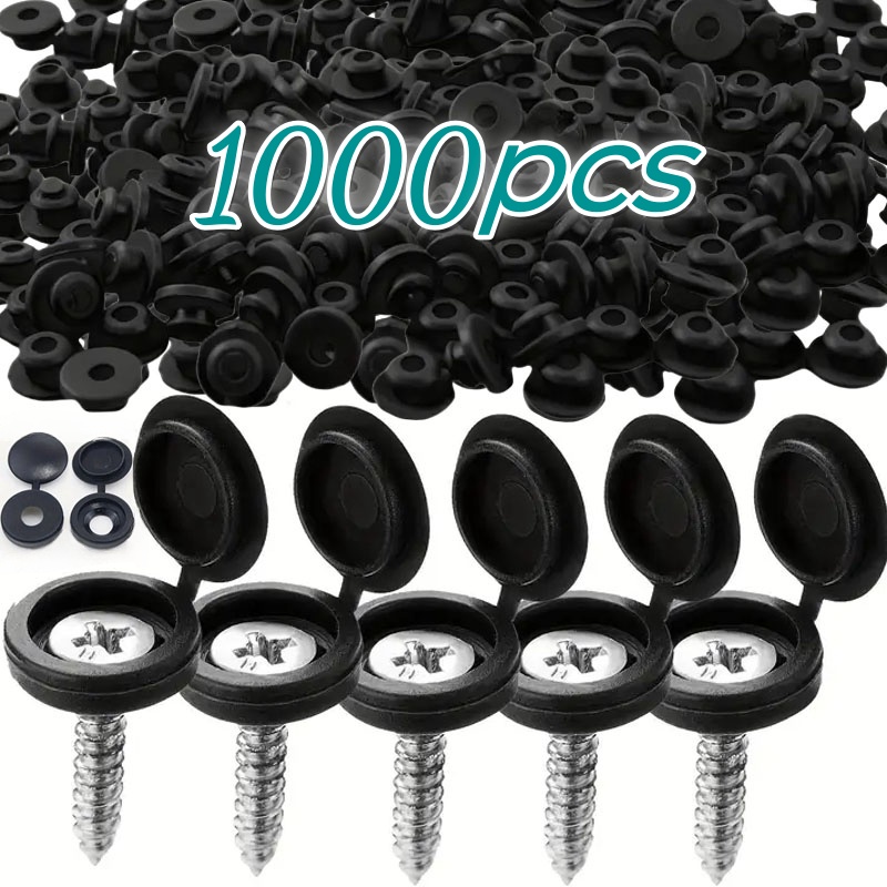 Furniture Hardware Hinges - 1000pcs Hinged Plastic Screw Cap Cover