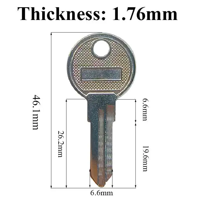 Cabinet Lock Key - 5-100 Pcs AB43 ABUS Hi-Rel Key