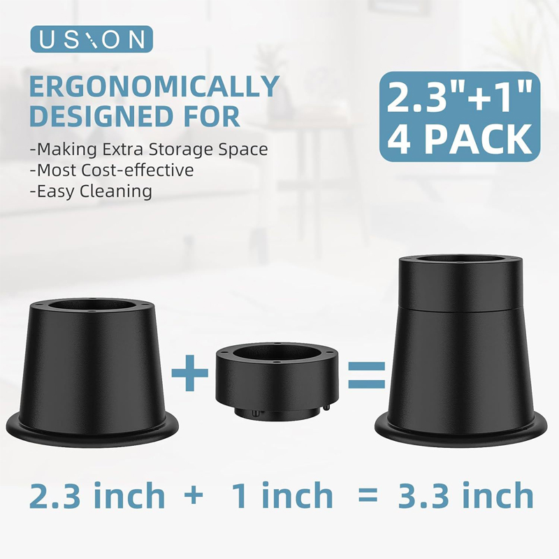 4Pcs Heavy Duty Furniture Rise - огляд і ціна Furniture Hardware Feet