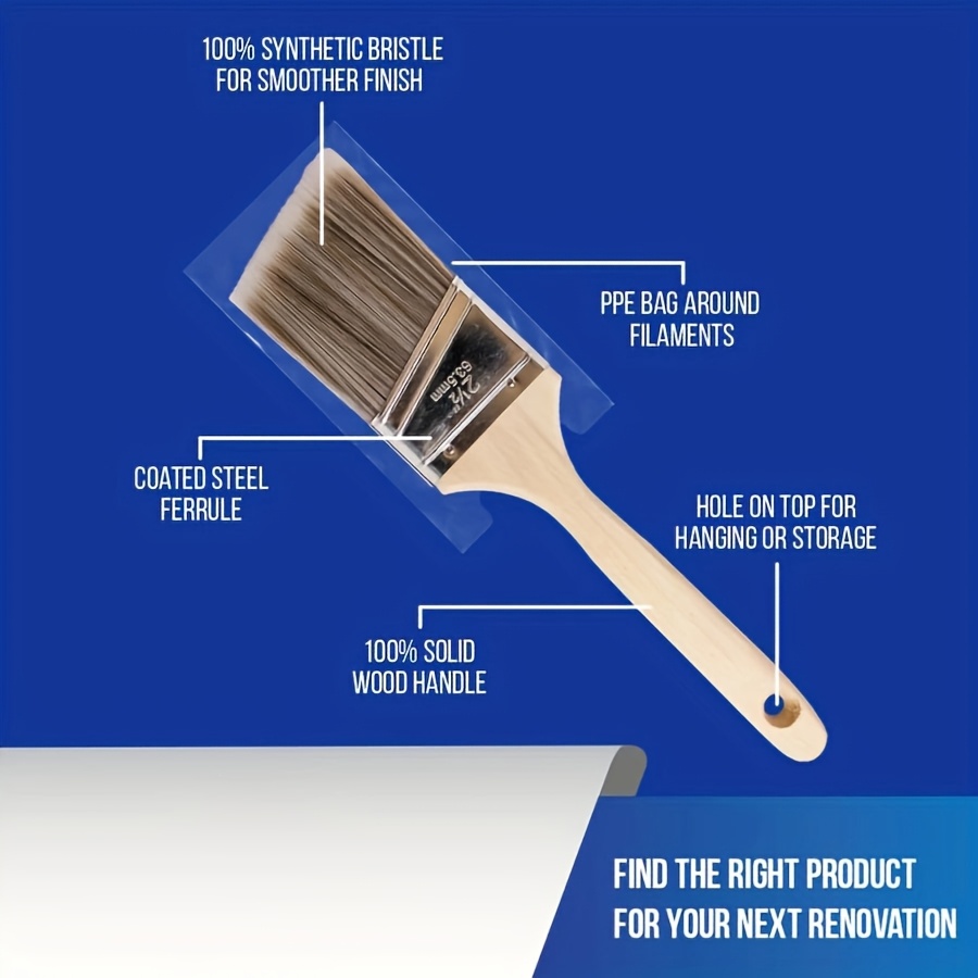 5Pcs High Quality Paint Brush  - огляд і ціна Furniture Hardware Wood