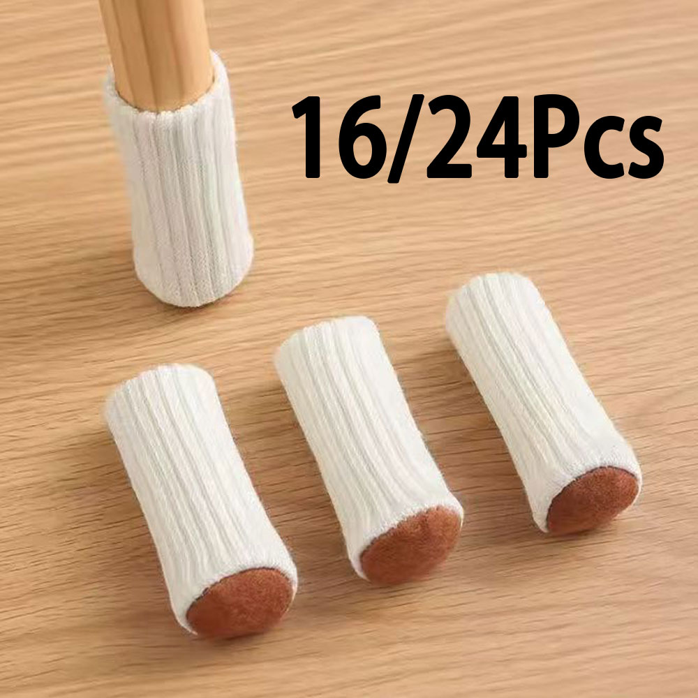 16/24Pcs Chair Legs Socks Knit - огляд і ціна Furniture Hardware Feet