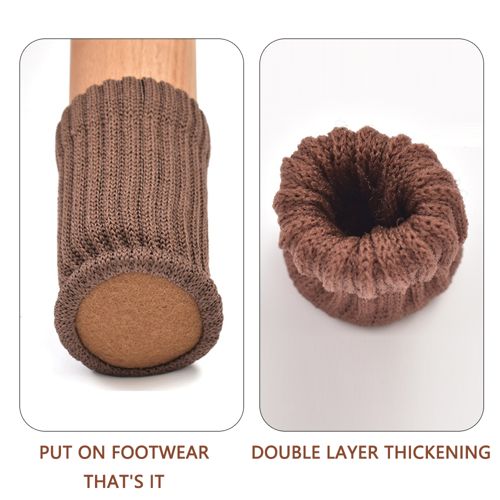 16/24Pcs Chair Legs Socks Knit - огляд і ціна Furniture Hardware Feet