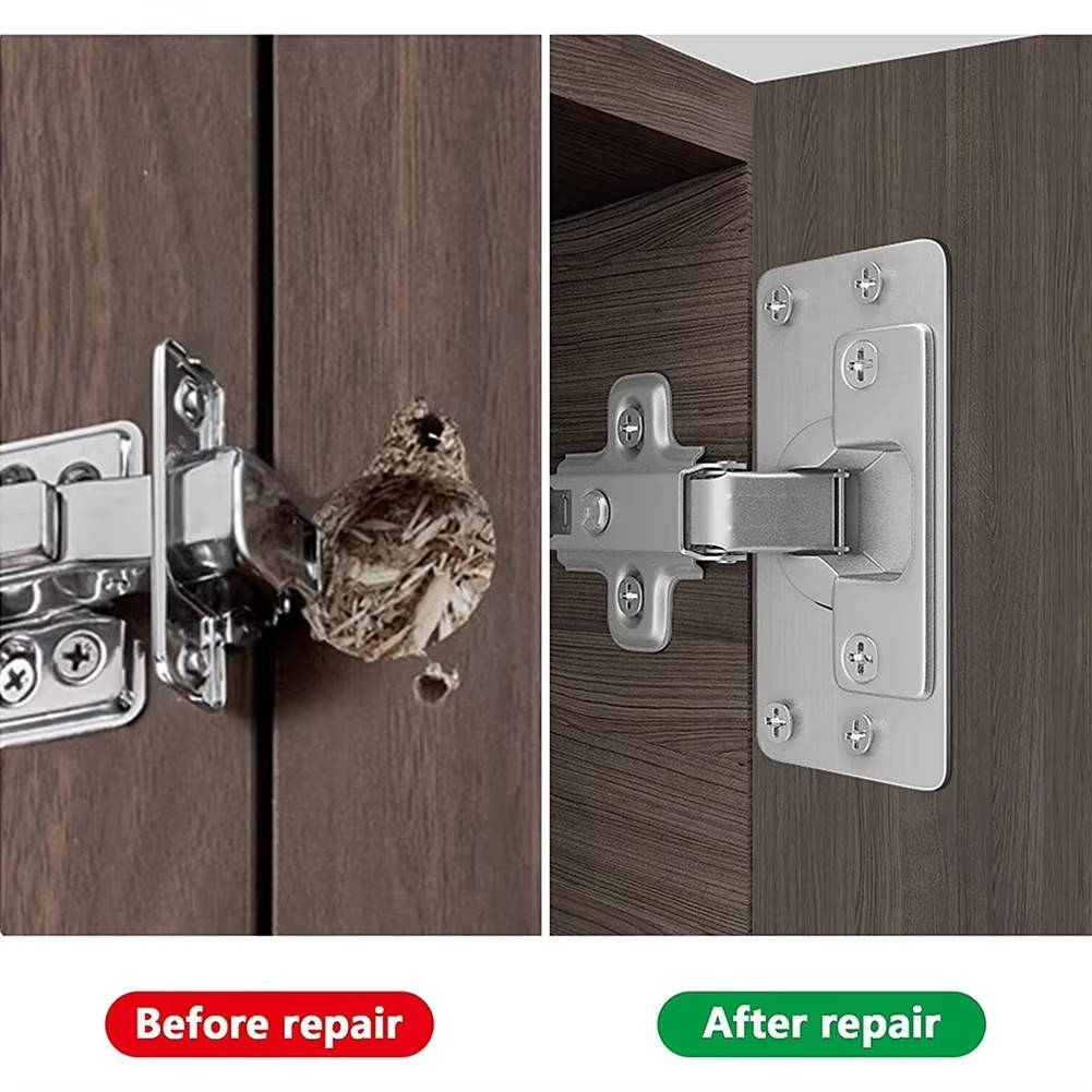 4Pair Hinge Repair Plate Cabin - огляд і ціна Furniture Hardware Repair