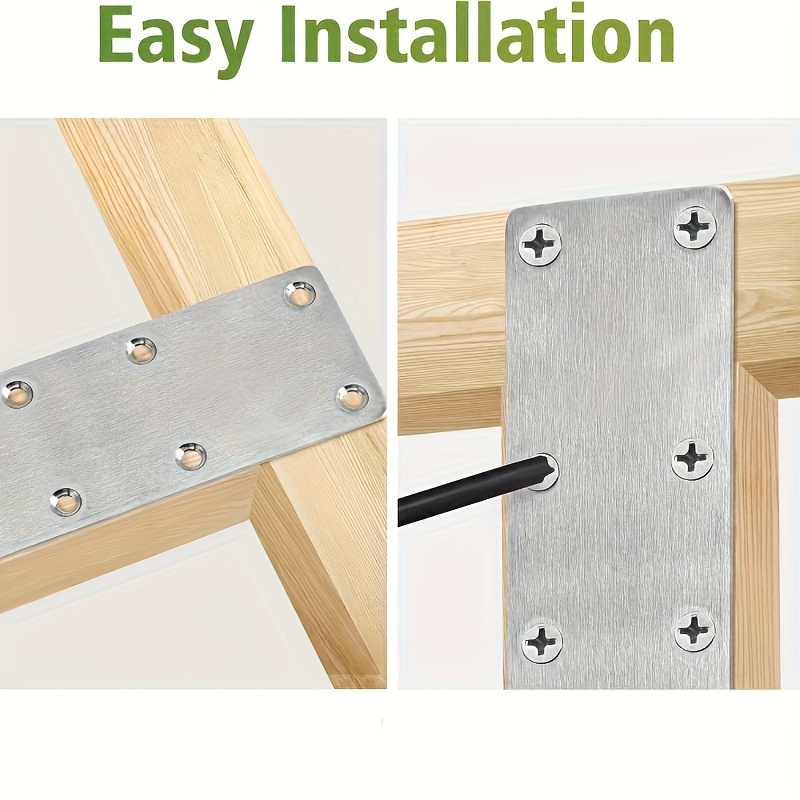 6Pcs Stainless Steel Metal Str - огляд і ціна Furniture Hardware Wood