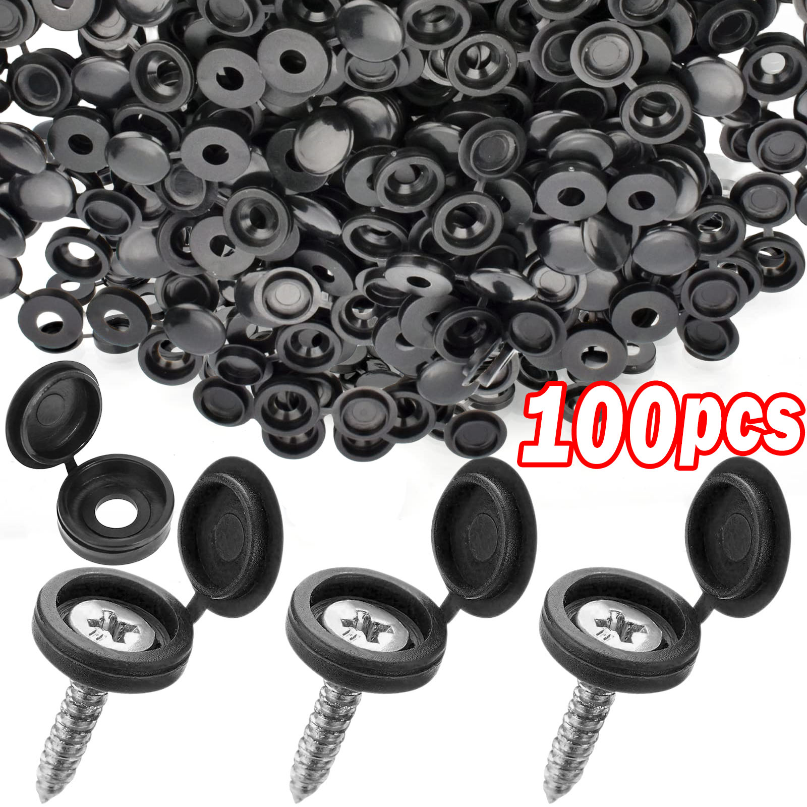 5/100PCS Hinged Plastic Screw  - огляд і ціна Furniture Hardware Hinges