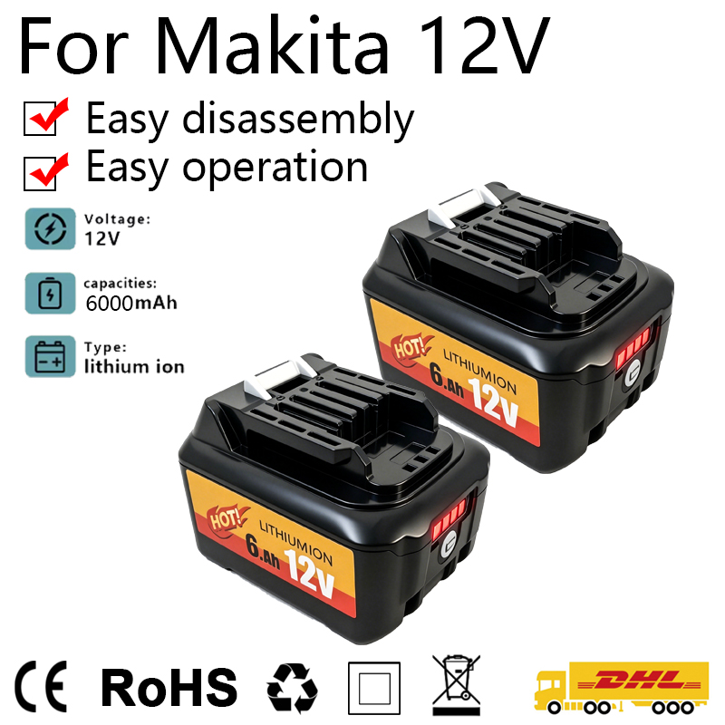 10.8V 12V 6A Rechargeable Repl - огляд і ціна Makita Drill Hp1640