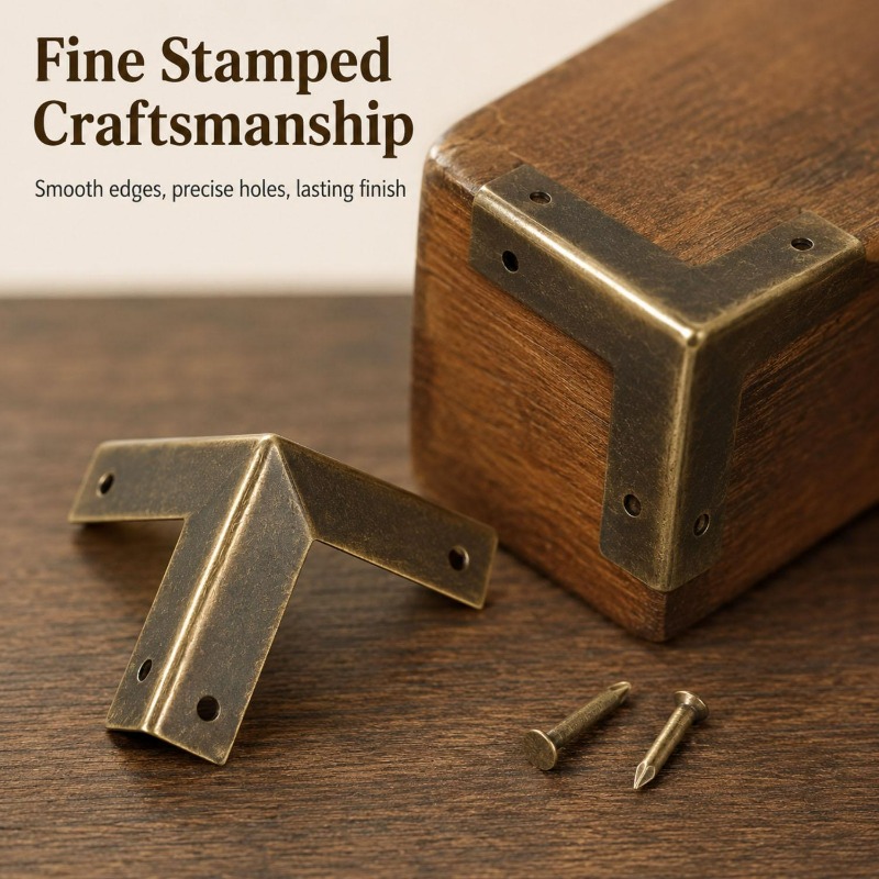4/16set Antique Bronze Corner  - огляд і ціна Furniture Hardware Wood