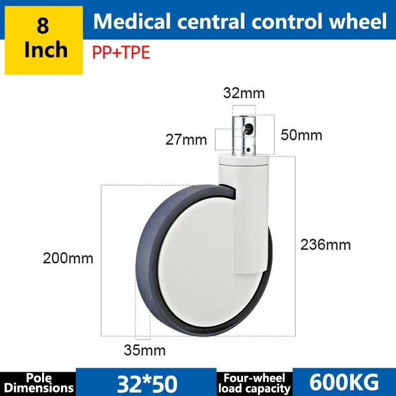 1 Pcs-8-inch High Quality TPR  - огляд і ціна Furniture Quality Control