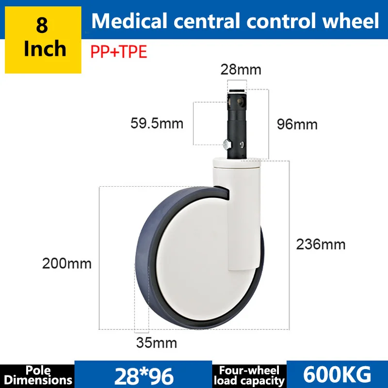 1 Pcs-8-inch High Quality TPR  - огляд і ціна Furniture Quality Control