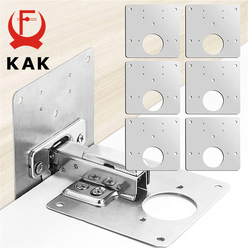 KAK 8pcs Hinge Repair Plate Br - огляд і ціна Furniture Hardware Repair