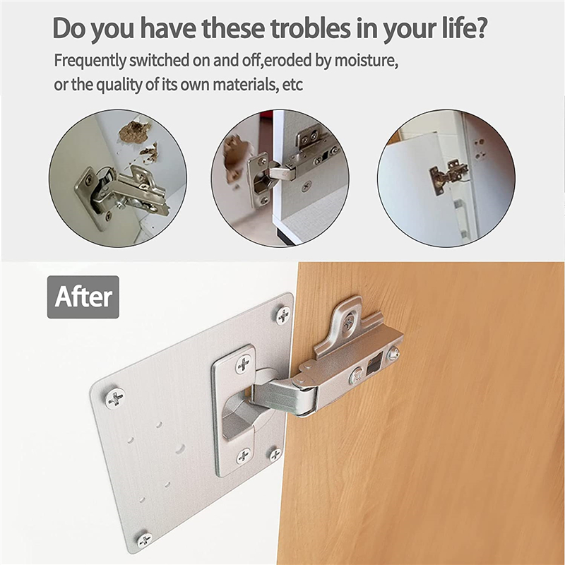 KAK 8pcs Hinge Repair Plate Br - огляд і ціна Furniture Hardware Repair
