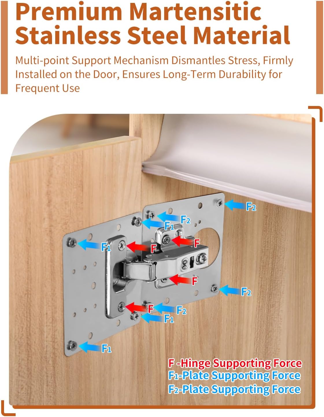 Cabinet Door Hinge Repair Plat - огляд і ціна Furniture Hardware Repair