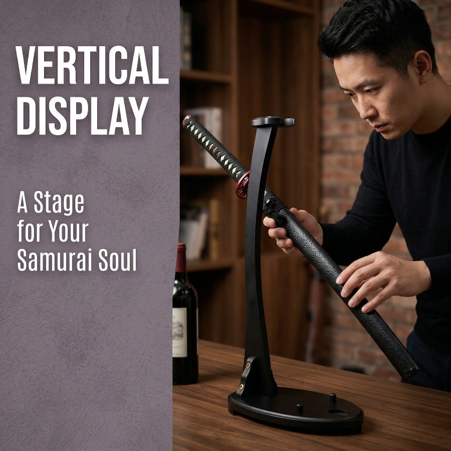 Vertical Katana Stand Sword Sh - огляд і ціна Shelf Bracket Pair