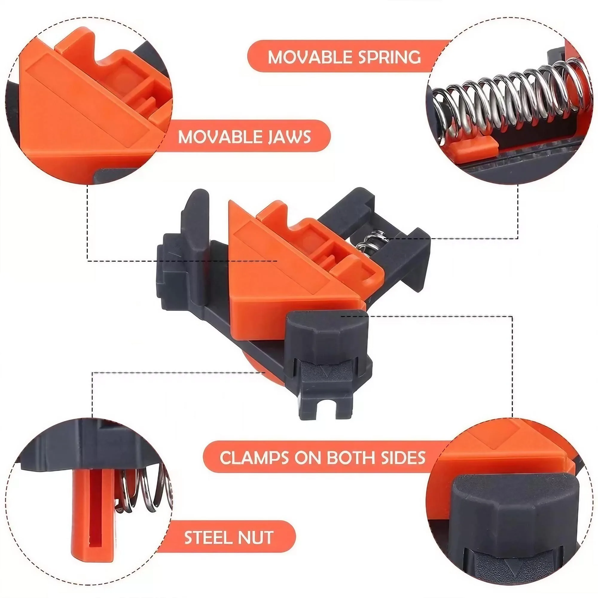 Premium 90 Degree Right Angle  - огляд і ціна Furniture Hardware Wood
