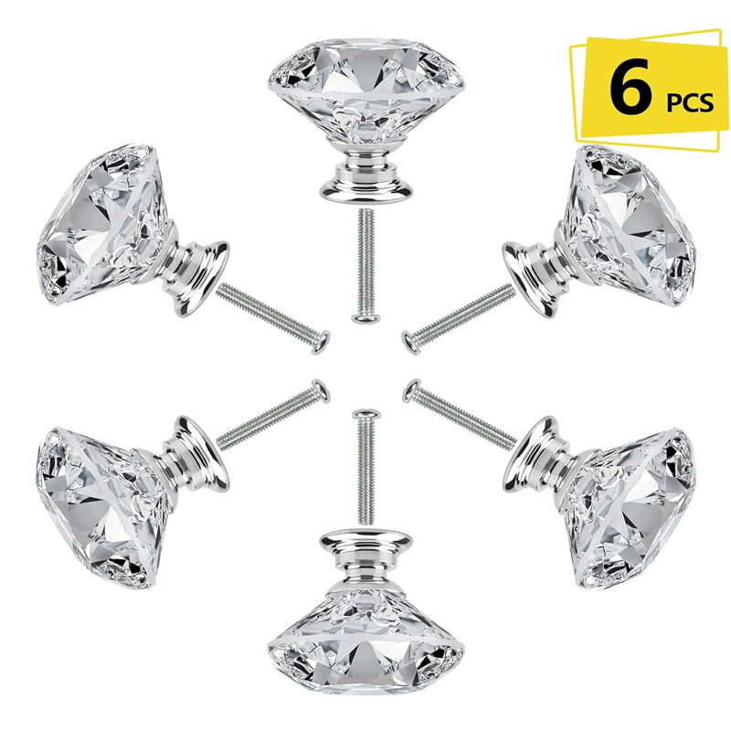 6Pcs Cabinet Knob with Screws  - огляд і ціна Furniture Hardware Feet