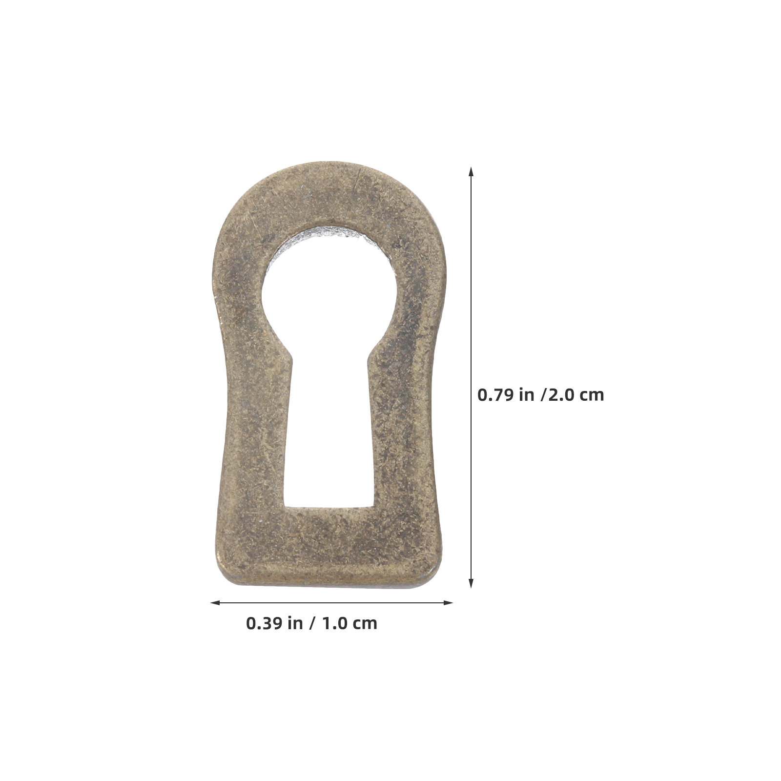 12Pcs Zinc Alloy Oval Keyhole  - огляд і ціна Furniture Hardware Vintage