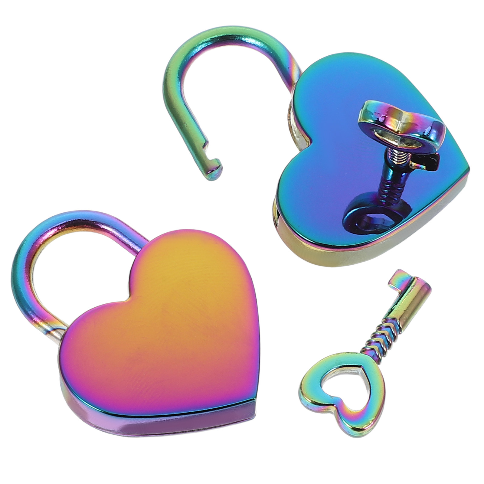 2Set Mini Heart Shaped Padlock - огляд і ціна Cabinet Lock Key