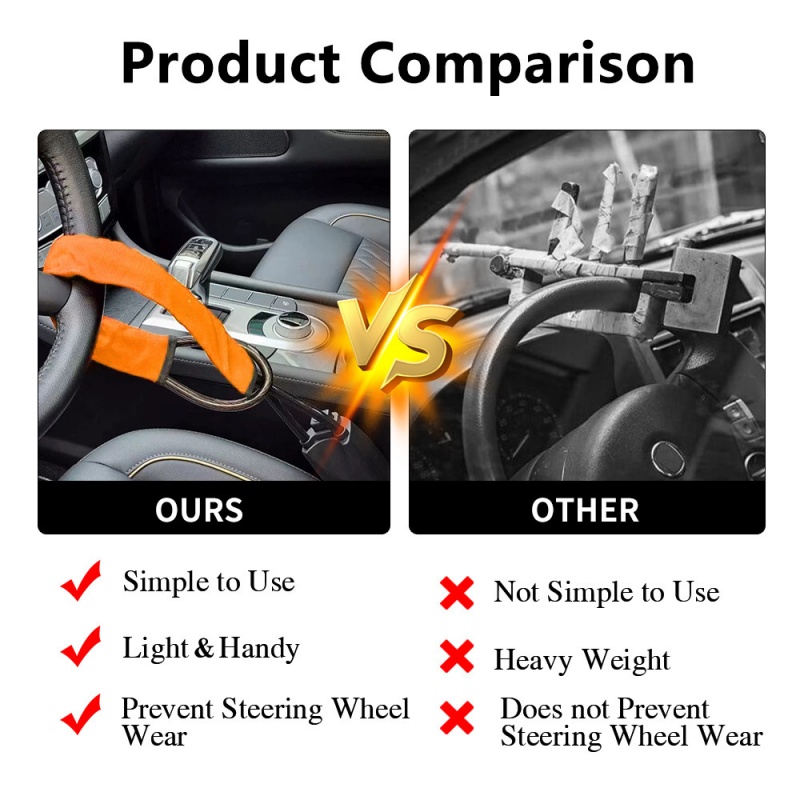 Car Steering Wheel Lock With S - огляд і ціна Universal Furniture Hardware