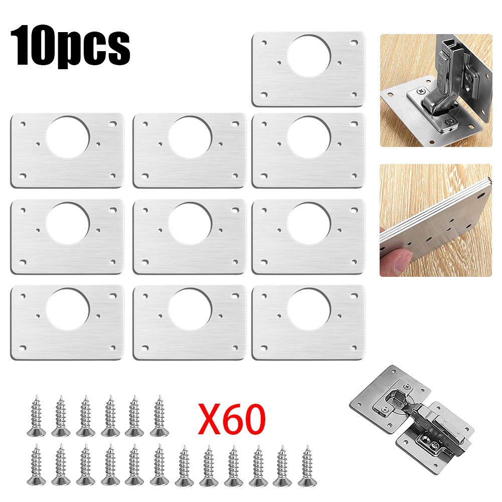 1/2/4/10Pcs Hinge Repair Plate - огляд і ціна Furniture Hardware Repair