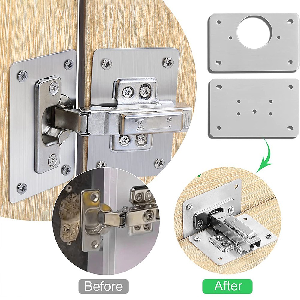 1/2/4/10Pcs Hinge Repair Plate - огляд і ціна Furniture Hardware Repair